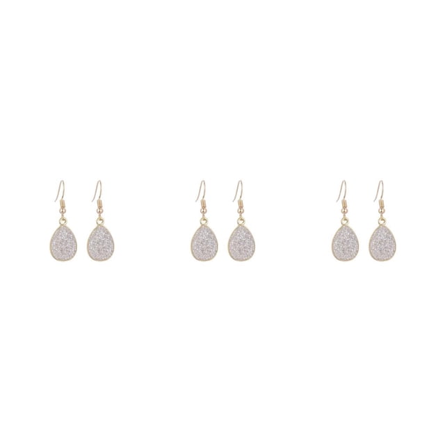 Qarigey 1 par de pendientes colgantes simples para fiesta de mujer, el mejor regalo, accesorios de joyería, suministro a juego de ropa, aleación Type1 NO1 Qarigey CBP480340