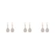 thumbnail image 2 of Guardurnaity 1 par de pendientes simples con personalidad para mujer, el mejor regalo, accesorios de joyería, pendientes de aleación para niñas, adultos, Type1 NO1 Guardurnaity CBP480340, 2 of 6