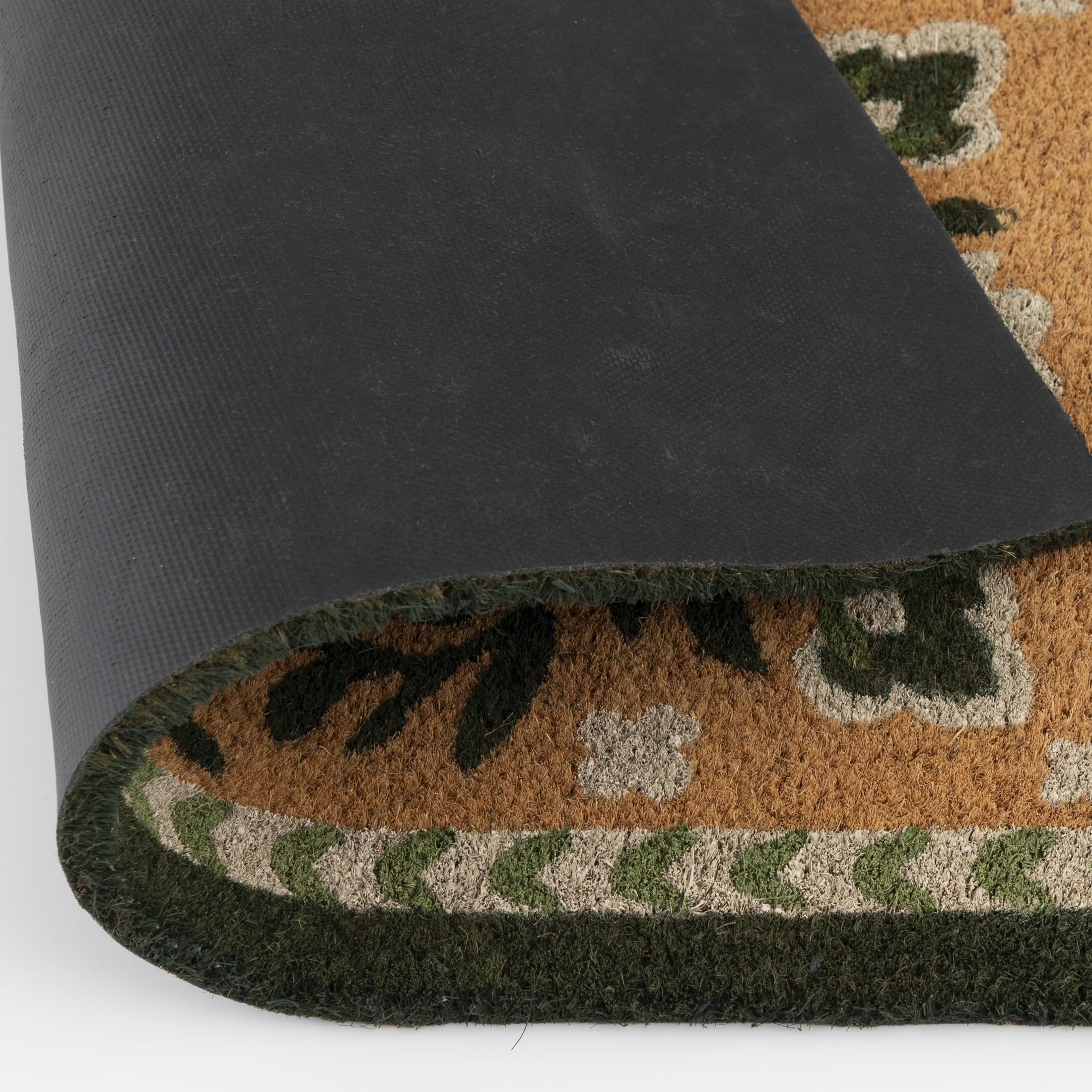 Home Décor Collection Green Persian Outdoor Doormat, 18"x30"