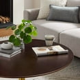 thumbnail image 7 of Modway Lippa 36" Round Wood Grain Coffee Table in Gold Cherry Walnut, 7 of 7