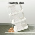thumbnail image 6 of KQJQS 4-Tier Metal Shoe Rack Organizer - Ventilated Shelves, No-Tool Assembly for Bedroom, Entryway, Dorm, 6 of 6