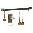 thumbnail image 1 of Enclume Premier 18-Inch Utensil Bar Wall Pot Rack, Hammered Steel, 1 of 4