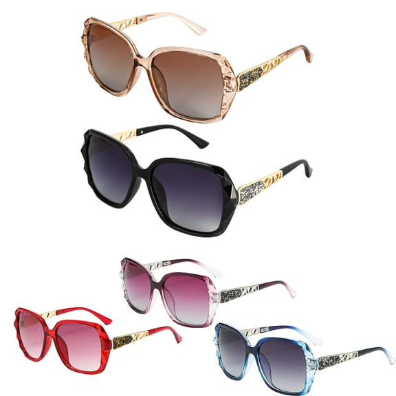 Women's Large Frame Sunglasses, Women's Polarized UV400 Protection Sunglasses Glasses/Blue