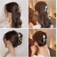 thumbnail image 5 of Large Metal Hair Clips Tulip Hair Clips Flower Hair Claw Clips Women Nonslip for Thicken Hair Curly Straight Long Hair - 2PCS (Tulip + lily), 5 of 5
