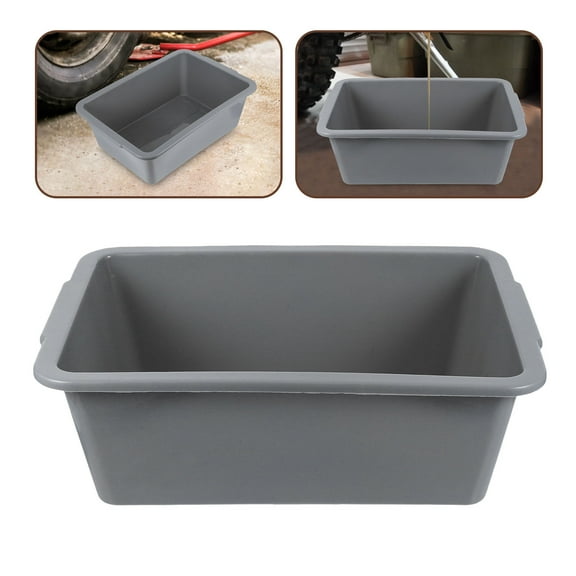BESTOYARD Dark Grey Thickened Plastic Engine Oil Catch Pan Efficient Automotive Drip Tray