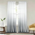 thumbnail image 4 of Cortinas Semitransparentes Degradadas para Sala de Estar y Balcón: Cortinas Que Filtran La Luz y Bloquean El Sol, con Iluminación Suave y Difusa y Tejido de Poliéster Ligero., 4 of 6
