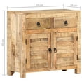 thumbnail image 4 of vidaXL Sideboard 70x30x68 cm Solid Mango Wood, 4 of 5