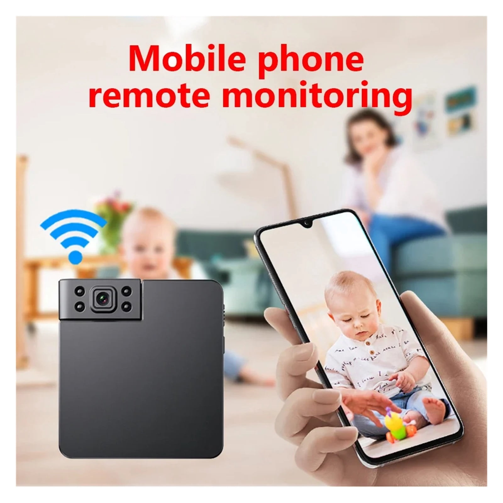 Mini Camera HD 1080P Small Body Cam Home Security Night Vision Baby Monitor Sport DVR Surveillance Camcorder Video Recorder ,Ultra HD