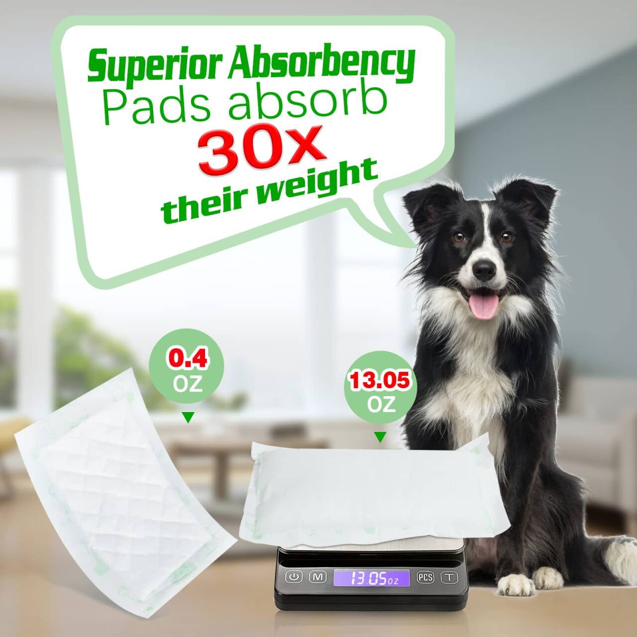 Dog Diaper Liners 150ct Super Soft and Absorbent Dog Diaper Booster Pads for Male Dog Belly Bands or Female Dog Diapers (Regular, 150pcs)