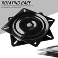 thumbnail image 4 of 5/6/7/8 Inch Heavy Duty Steel 360 Degrees Rotating Seat Swivel Base Mount Plate for Bar Stool Chair, 4 of 7