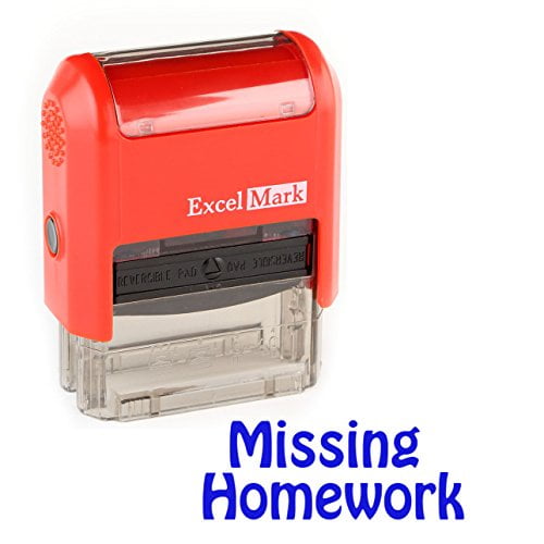 efficiënt Kruis aan slachtoffers Teacher Stamps - Missing Homework (55084) - Walmart.com