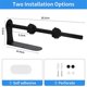 thumbnail image 2 of Paper Towel Holder , Under Cabinet Paper Towel Holder, Black, 2 of 5