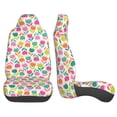 thumbnail image 4 of Fotbe Tulips Flowers Pattern Automotive Seat Covers for Cars Trucks and SUVs – Car Seat Covers for Front Seats,Protective Seat Covers,Vehicle Seat Covers, Set of 2, 4 of 9