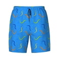 thumbnail image 4 of Lsque Mens Swim Trunks Colorful Snake Pattern - Bathing Suit Compression Liner - Beach Swim Shorts Swimwear - (S-3XL) - Stretch Quick Dry -Medium, 4 of 9