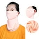 thumbnail image 2 of Mascarilla [Yue Xinghui] Qingku Productos Unisex Verano Hielo Seda Fresca Máscara UPF50+ Anti-ultravioleta Y Anti-aerosol Máscara Multifuncional Montar Máscara Piel Rosa ANGGREK CB1017, 2 of 5
