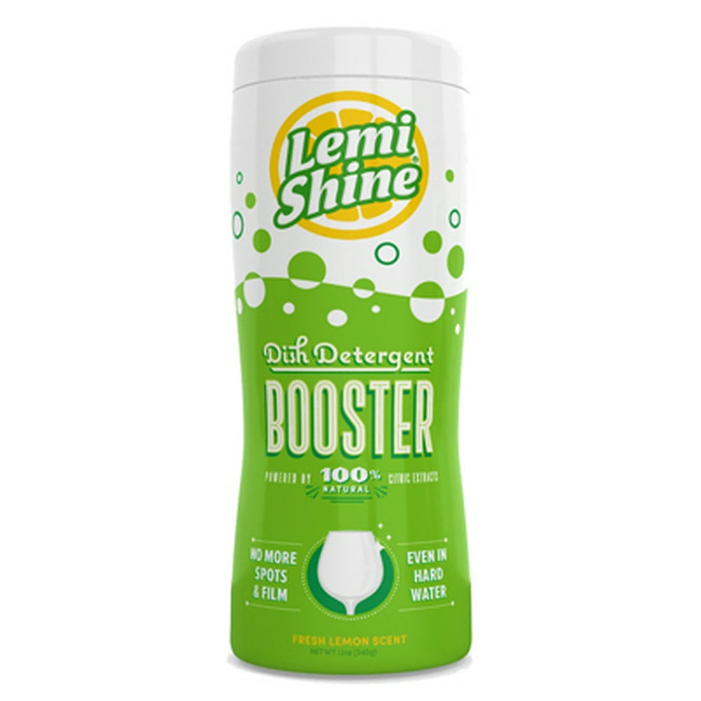 Lemi Shine 12 OZ Dishwasher Detergent Additive Super Concentrated Remo