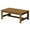 Teak, variant on Better Homes & Gardens Ezra Outdoor HDPE Coffee Table, Black