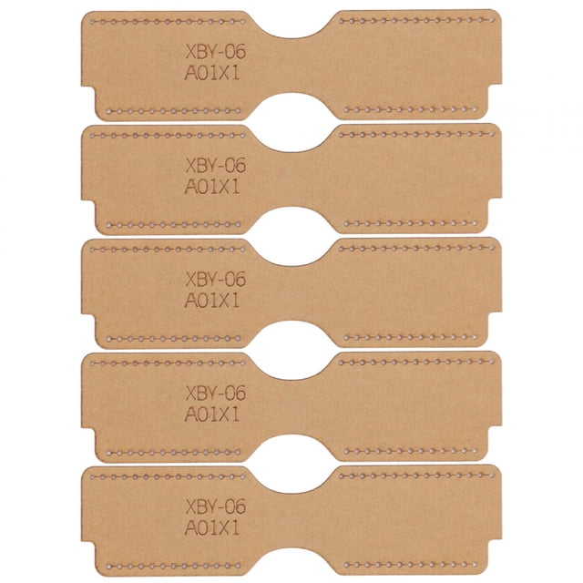 5 plantillas acrílicas de cuero para manualidades, hechas a mano, para envolver encendedores, herramientas de esténcil