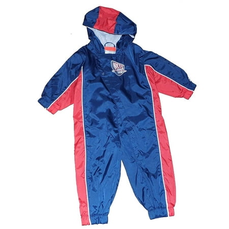 NEW Jersey Nets Baby Boys' Infant Boys Hooded Windbreaker By Reebok (12 Months)