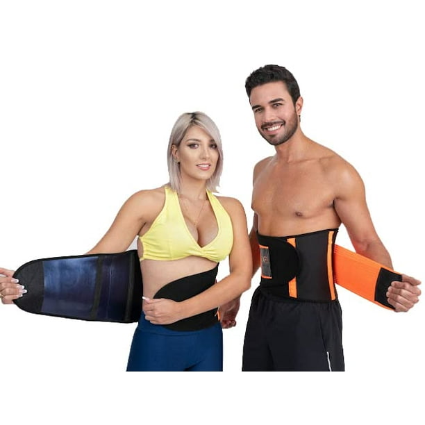 Xtreme Power Belt Pro Sweat Waist Trainer for Women, Neoprene-Polyurethane Workout  Waist Trainer cincher Trimmer Shaper (Orange, X-Large) 