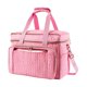 thumbnail image 5 of Bolsa para tejer, estuche para guardar hilo, elegante y ligera, bolsa de costura grande para Rosa, 5 of 9