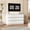 White, variant on LAFGUR 6 Drawer Double Dresser,Wood Storage Organizer Cabinet Chest for Bedroom Living Room,White
