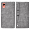 thumbnail image 5 of Wallet Case for iPhone XR, Blocking Card Slot Stand Shockproof TPU Interior Case PU Leather Magnetic Protect Flip Cover Compatible with iPhone XR, Gray, 5 of 5