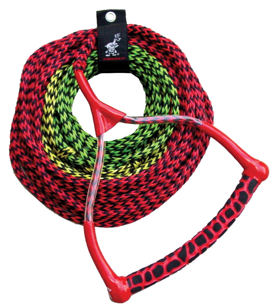 New Airhead 3-Section Water Ski Rope with Radius Handle and EVA Grip Wakeboard 