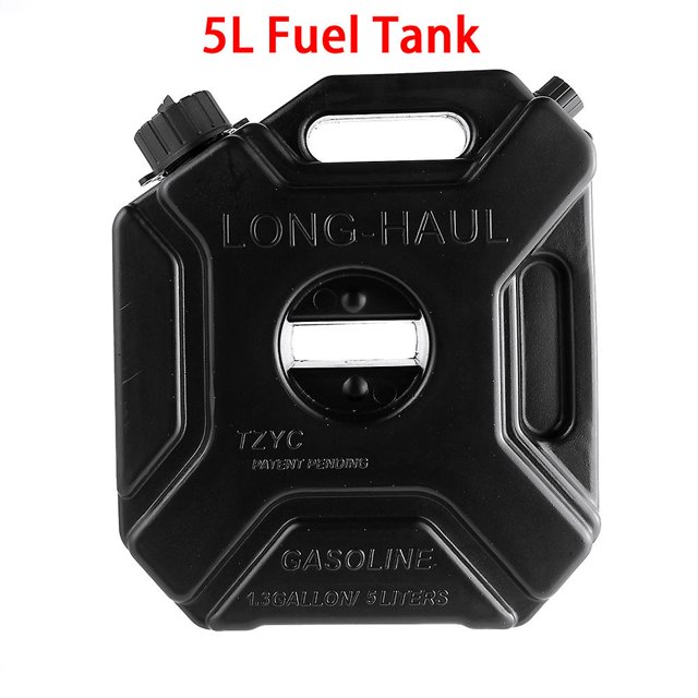 3l/5l Black Fuel Tank Plastic Petrol Can Car Diesel Barrel Petrol Oil Container For Motorcycle Car (with/without Lock)