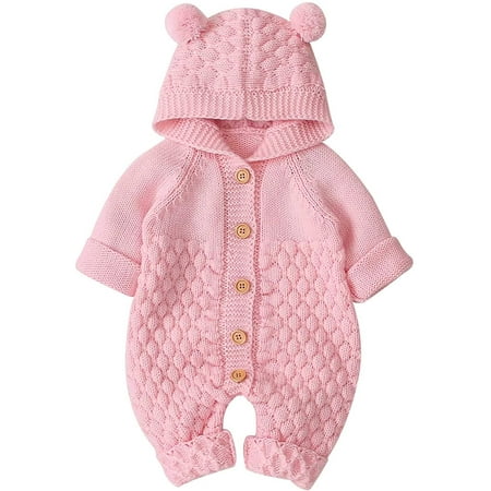 baby girl knitted one-piece sweater jumpsuit | Walmart Canada
