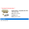 thumbnail image 2 of Ignition Switch - Compatible with 1992 - 1997 Ford F-350 1993 1994 1995 1996, 2 of 2
