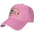 thumbnail image 1 of Operation Iraqi Freedom Combat Veteran with American Flag Baseball Cap Adjustable Sun Hat, 1 of 8