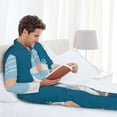 thumbnail image 6 of Lsque Nurse Doctor Gnomes Pattern Long Sleeve Pajama Set for Men - Soft 2-Piece Sleepwear and Loungewear Set with Pockets, Comfy Nightwear-X-Large, 6 of 7