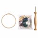 thumbnail image 2 of Kits De Iniciación De Bordado De Aguja De Perforación, Herramienta De Aguja De Perforación, Tela De Bordado Con Patrón, Herramientas Artesanales Diy Para Decoración Del Hogar matsuzay HA023782-00, 2 of 7
