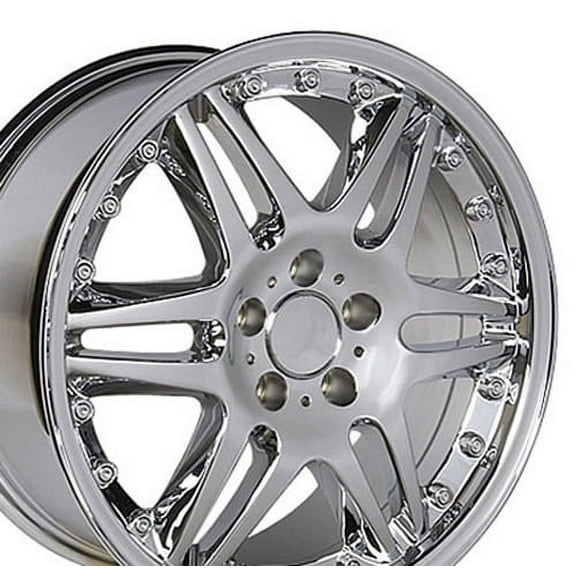 OE Wheels MB09 18 Inch Rim Fits Brabus Style 5x112 18x8.5 Chrome (1)
