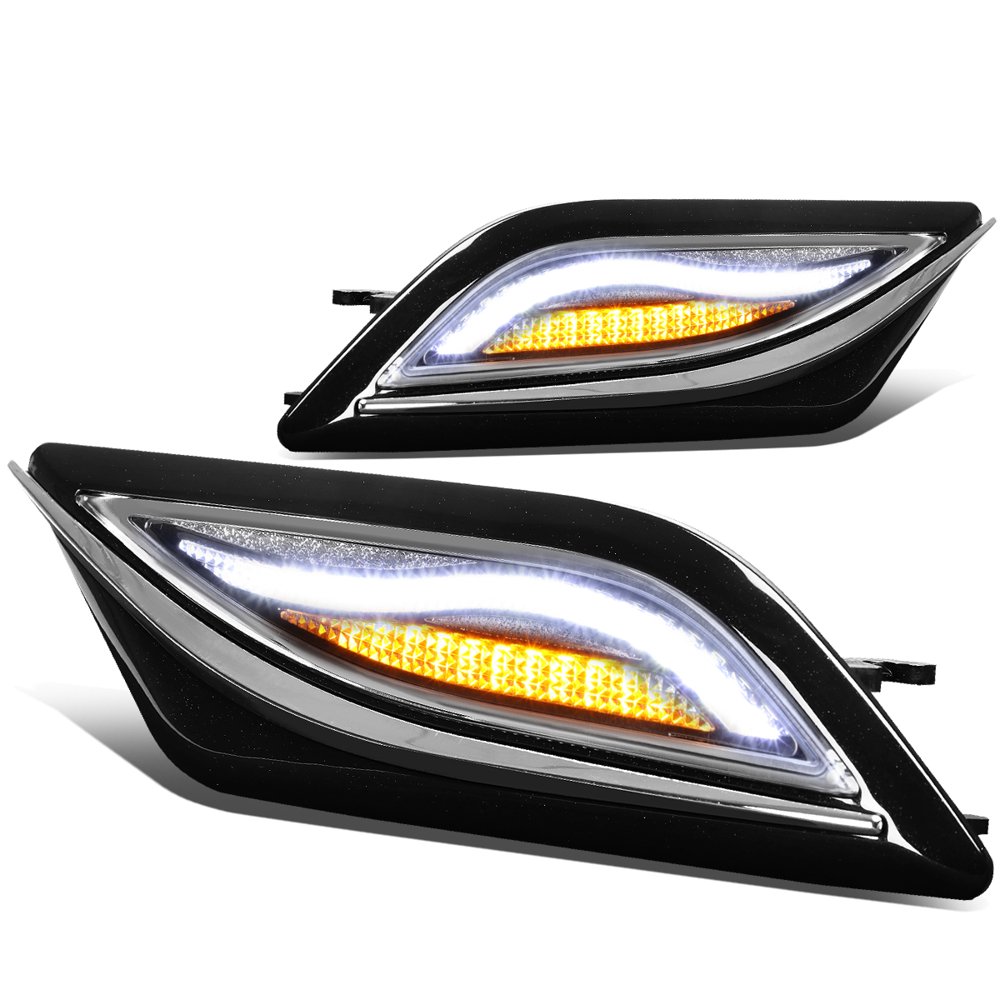 For 2013 to 2015 Mercedes C250 C350 Pair of LED Side Marker Signal