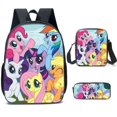 thumbnail image 1 of Cartoon My Little Pony Children'S Large Capacity Backpack Primary And Secondary School Students' Schoolbag Shoulder Bag Three-Piece Set, 1 of 2