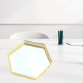 thumbnail image 2 of Tray Serving Mirror Jewelry Dish Storage Display Tray Storage Holder Mirror Tray Home Counter Decors Style4, 2 of 8