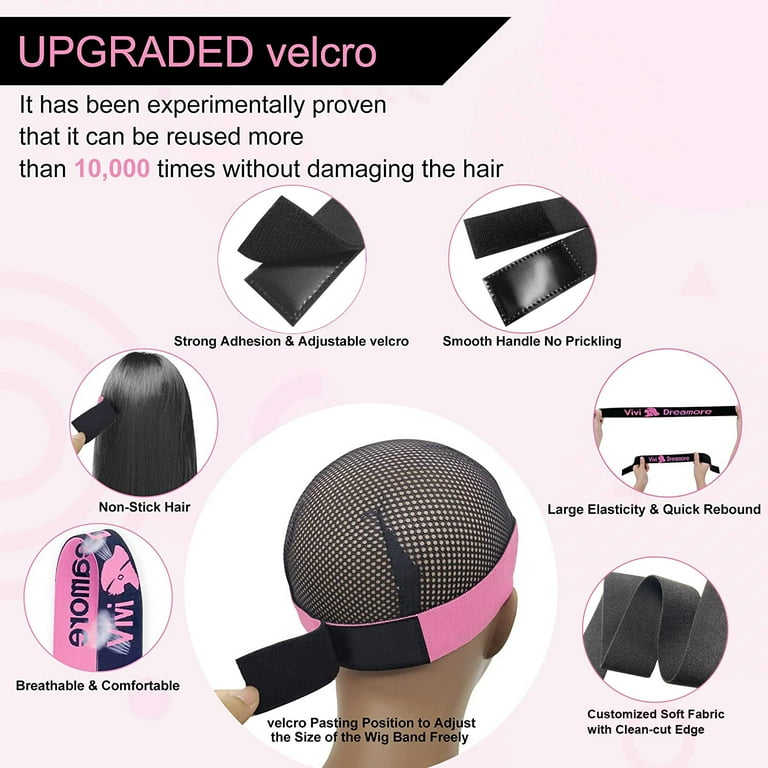 ViviDreamore 5PCS Lace Melting Band, Elastic Wig Bands ViviDreamore 5PCS Lace Melting Band, Elastic Wig Bands