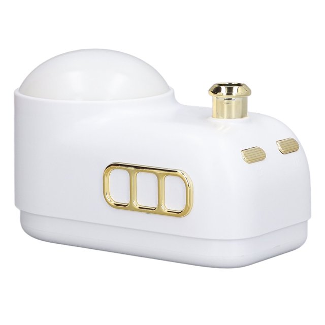 Humidificador USB, atenuación de 3 niveles 2 modos Estilo retro Silencioso 20dB Batería incorporada Humidificador de luz nocturna Aerosol humidificador para oficina para ANGGREK AH3458