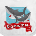 thumbnail image 4 of Inktastic Big Brother Shark Boys Baby Bib, 4 of 4