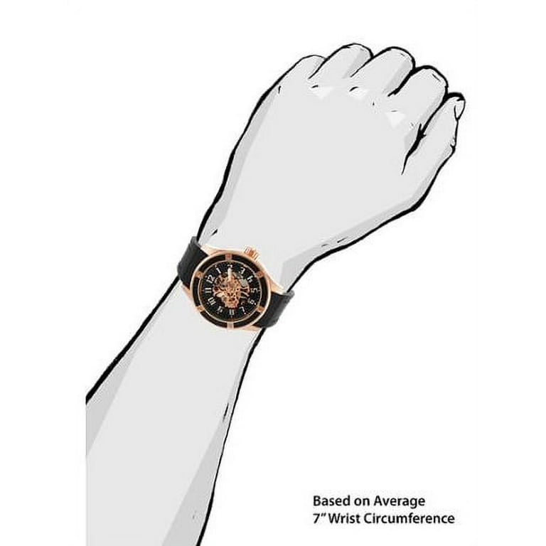 Invicta rose gold skeleton watch outlet