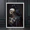 thumbnail image 1 of Póster de pared de arte de la Academia oscura, Victoria Crow, bruja, fantasma, decoración de fondo de Halloween, impresión de imagen gótica, pintura en lienzo, 1 of 4