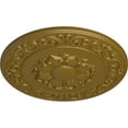 thumbnail image 3 of Ekena Millwork 27 3/4"OD x 2"P Sydney Ceiling Medallion (Fits Canopies up to 5 3/4"), Hand-Painted Gold, 3 of 6