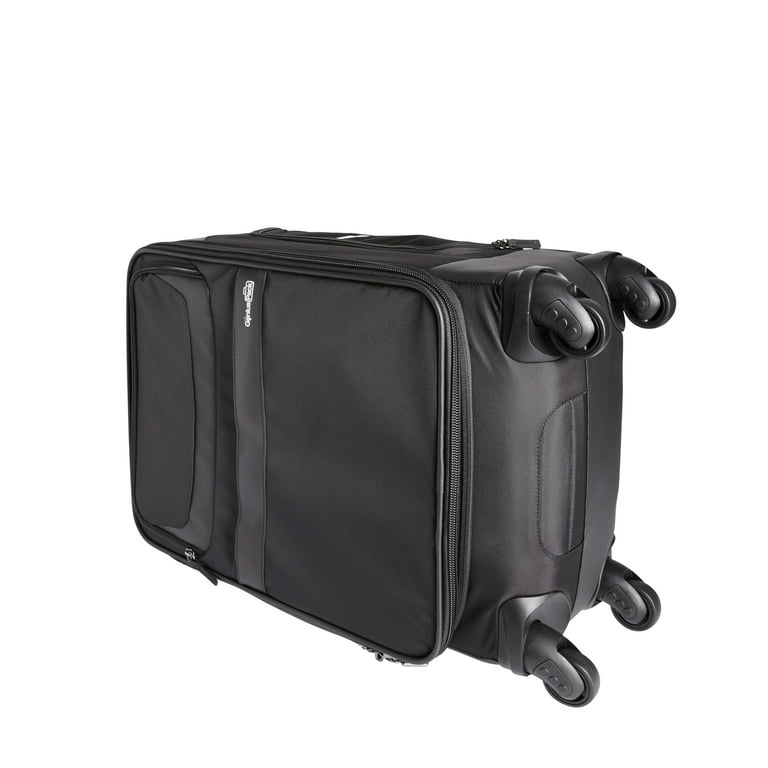 Genius Pack G4 22 Carry On Spinner Luggage Smart Organized Lightweight Suitcase G4 Coal Black Walmart