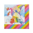 thumbnail image 3 of American Greetings Barbie Rainbow Paper Lunch Napkins, 6.5" x 6.5", 50-Count, 3 of 4