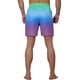 thumbnail image 3 of Pantalones cortos de baño coloridos de verano INSPIRE CHIC para hombres con contraste de color 32 Verde Azul, 3 of 6