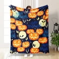 thumbnail image 5 of YingYouFu Halloween Printed Flannel Throw Blanket, Soft Warm Lightweight Nap Blanket Cozy Cover, Decorative Blanket for Sofa Bed Office Bedroom Camping Home Daily Use, 5 of 9