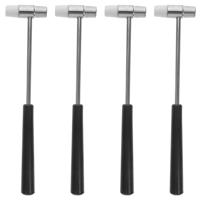 MasteelfCA 4 Pcs Petit Marteau Double Face Doux et Dur pour Travail du Bois