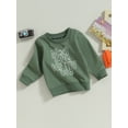thumbnail image 3 of Bagilaanoe Toddler Baby Girl Boy Casual Sweatshirt Long Sleeve Letter Print Pullover 6M 12M 18M 24M 3T 4T Kids Fall Loose Tee Tops, 3 of 9